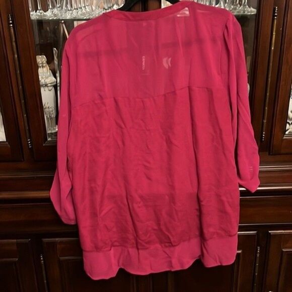 Express pink long sleeve top XLarge - Picture 4 of 4
